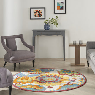 Nourison Aloha ALH25 Multicolor Area Rug Room Scene 4