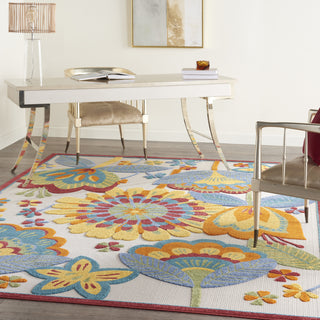 Nourison Aloha ALH25 Multicolor Area Rug Room Scene Featured