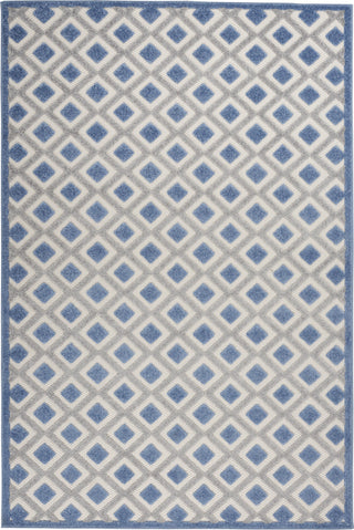 Nourison Aloha ALH26 Blue/Grey Area Rug Main Image