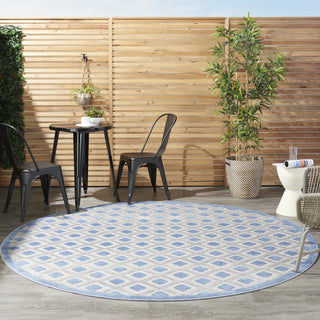 Nourison Aloha ALH26 Blue/Grey Area Rug Lifestyle