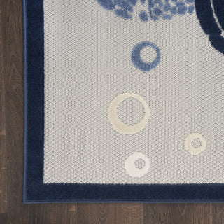 Nourison Aloha ALH27 Navy Blue Area Rug Detail Image