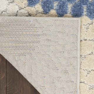 Nourison Aloha ALH29 Blue/Grey Area Rug Detail Image