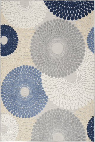 Nourison Aloha ALH29 Blue/Grey Area Rug Detail Image