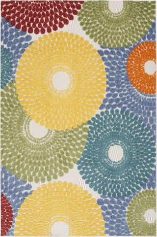 Nourison Aloha ALH29 Multicolor Area Rug Detail Image