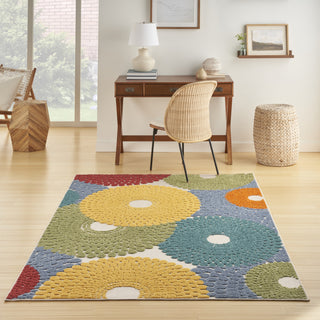 Nourison Aloha ALH29 Multicolor Area Rug Detail Image