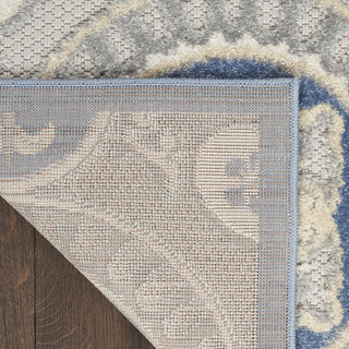 Nourison Aloha ALH30 Blue/Grey Area Rug Detail Image