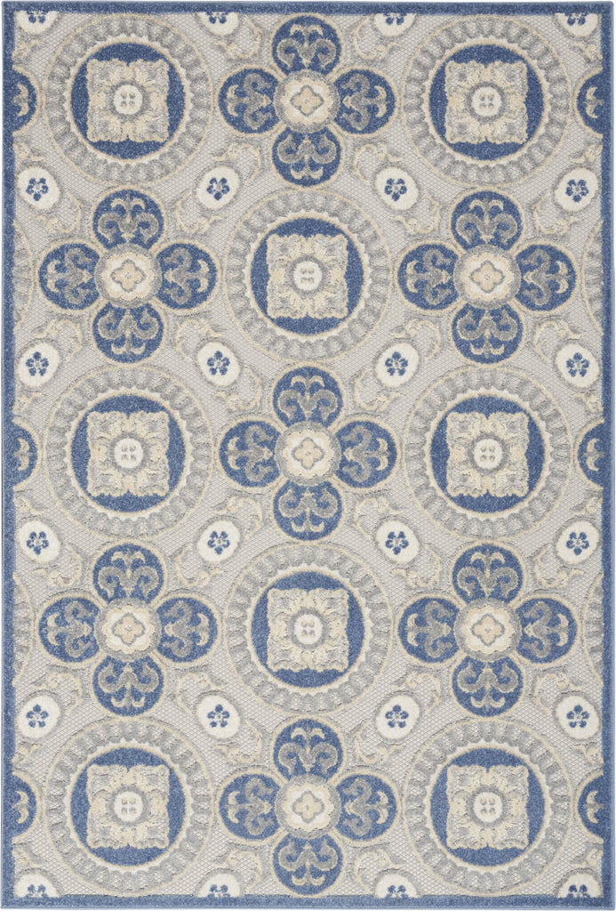 Nourison Aloha ALH30 Blue/Grey Area Rug main image