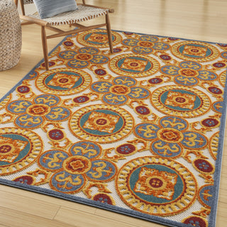 Nourison Aloha ALH30 Multicolor Area Rug Detail Image