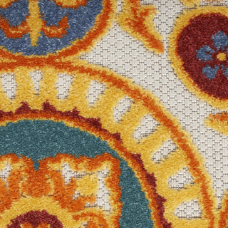 Nourison Aloha ALH30 Multicolor Area Rug Detail Image