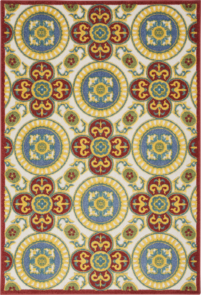 Nourison Aloha ALH30 Red/Multi Area Rug main image