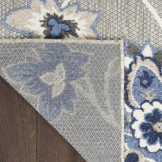 Nourison Aloha ALH31 Blue/Grey Area Rug Detail Image