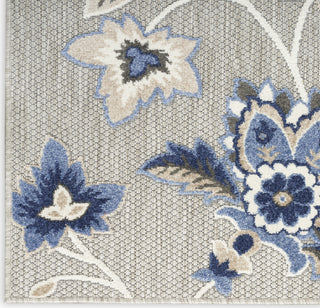 Nourison Aloha ALH31 Blue/Grey Area Rug Detail Image