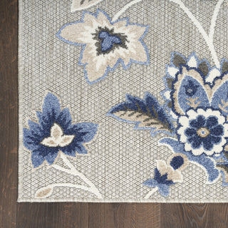 Nourison Aloha ALH31 Blue/Grey Area Rug Detail Image