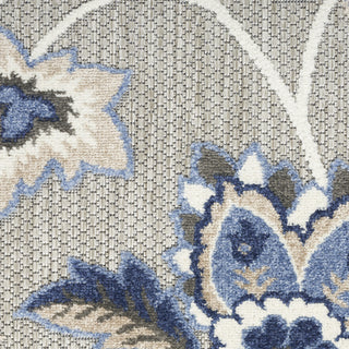 Nourison Aloha ALH31 Blue/Grey Area Rug Detail Image