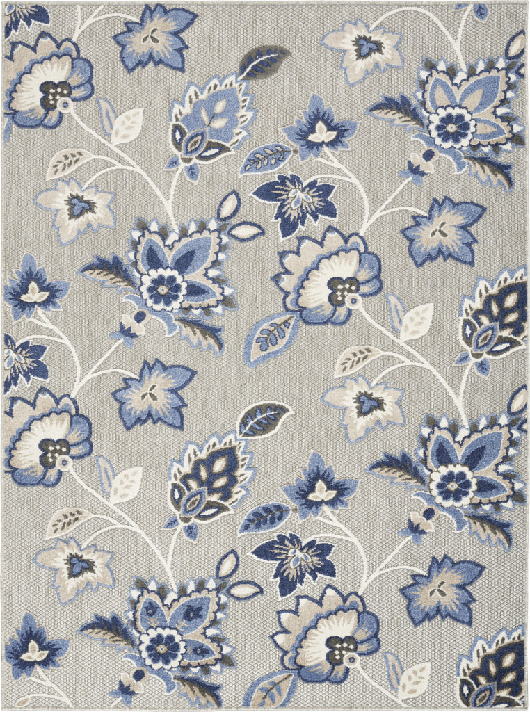 Nourison Aloha ALH31 Blue/Grey Area Rug main image