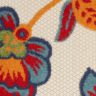 Nourison Aloha ALH31 Multicolor Area Rug Detail Image