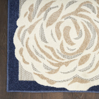 Nourison Aloha ALH32 Blue/Grey Area Rug Detail Image