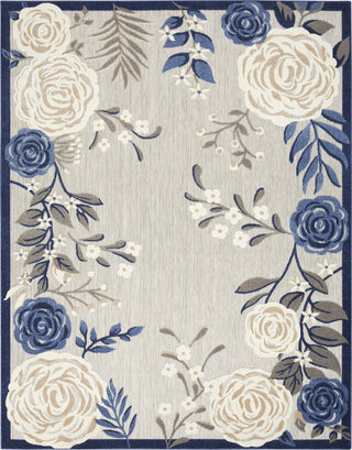 Nourison Aloha ALH32 Blue/Grey Area Rug Detail Image