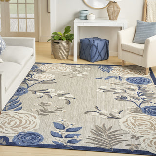 Nourison Aloha ALH32 Blue/Grey Area Rug Main Image