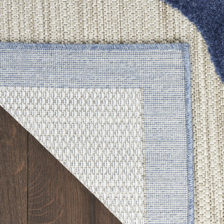 Nourison Aloha ALH33 Blue/Grey Area Rug Detail Image