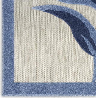 Nourison Aloha ALH33 Blue/Grey Area Rug Detail Image