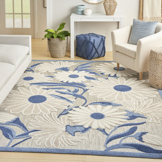 Nourison Aloha ALH33 Blue/Grey Area Rug Main Image