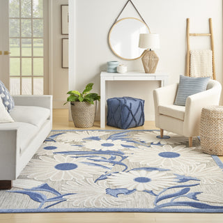 Nourison Aloha ALH33 Blue/Grey Area Rug Main Image