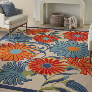 Nourison Aloha ALH33 Multicolor Area Rug Detail Image