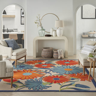 Nourison Aloha ALH33 Multicolor Area Rug Detail Image