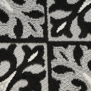 Nourison Aloha ALH34 Black White Area Rug Detail Image