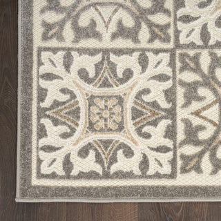 Nourison Aloha ALH34 Ivory/Grey Area Rug Detail Image