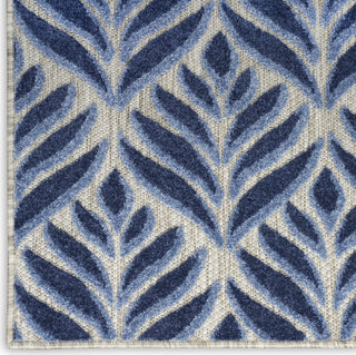 Nourison Aloha ALH35 Blue Area Rug Detail Image