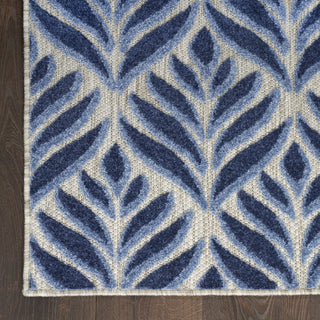 Nourison Aloha ALH35 Blue Area Rug Detail Image