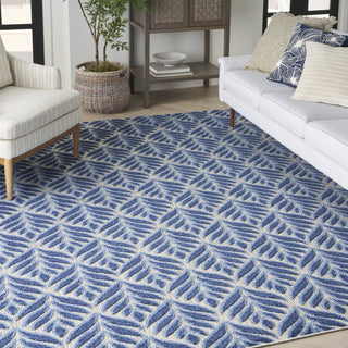 Nourison Aloha ALH35 Blue Area Rug Detail Image