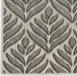 Nourison Aloha ALH35 Charcoal Area Rug Detail Image