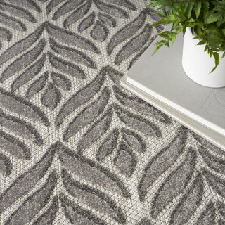 Nourison Aloha ALH35 Charcoal Area Rug Detail Image