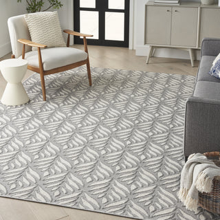 Nourison Aloha ALH35 Grey Area Rug Detail Image