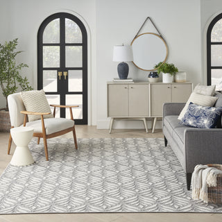 Nourison Aloha ALH35 Grey Area Rug Room Image