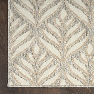 Nourison Aloha ALH35 Ivory/Grey Area Rug Detail Image