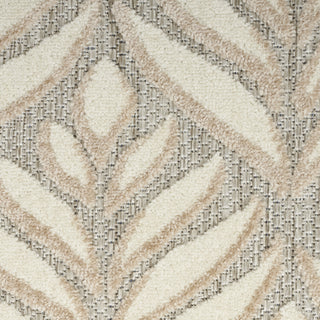 Nourison Aloha ALH35 Ivory/Grey Area Rug Detail Image