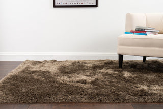 Loloi Allure Shag AQ-01 Taupe Area Rug Room Scene Featured