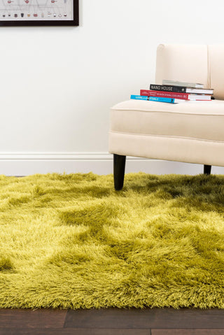 Loloi Allure Shag AQ-01 Citron Area Rug 