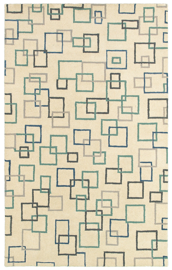LR Resources Allure 03824 Beige Area Rug 5' X 7' 9''