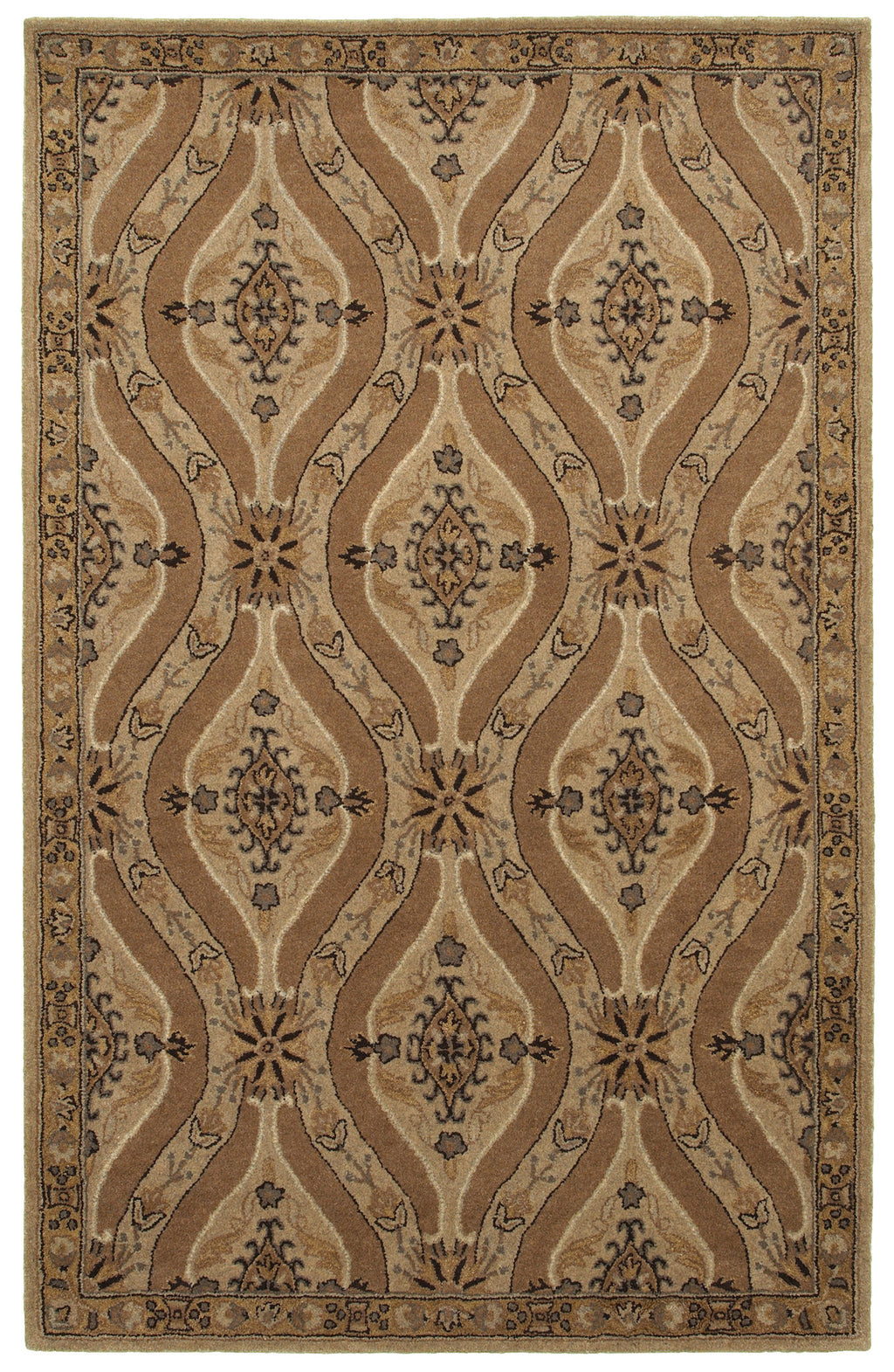 LR Resources Allure 03832 Oatmeal Hand Woven Area Rug 5' x 7' 9''