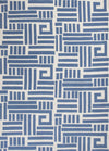 KAS Allure 4071 Blue/Ivory Visions Hand Tufted Area Rug