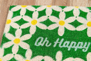 Momeni Aloha ALO13 Green Area Rug by Novogratz Corner Image