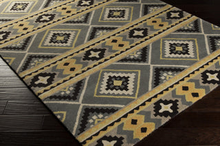 Surya Albuquerque ALQ-401 Grey Hand Tufted Area Rug 5x8 Corner
