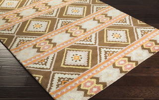 Surya Albuquerque ALQ-403 Mocha Hand Tufted Area Rug 5x8 Corner