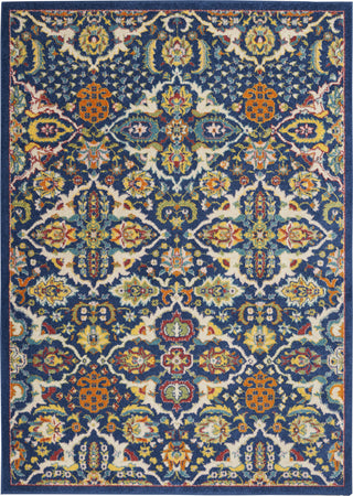 Nourison Allur ALR03 Navy Multicolor Area Rug Main