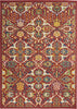 Nourison Allur ALR03 Red Multicolor Area Rug